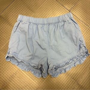 CREWCUTS GIRLS SIZE 14 BLUE COTTON SHORTS